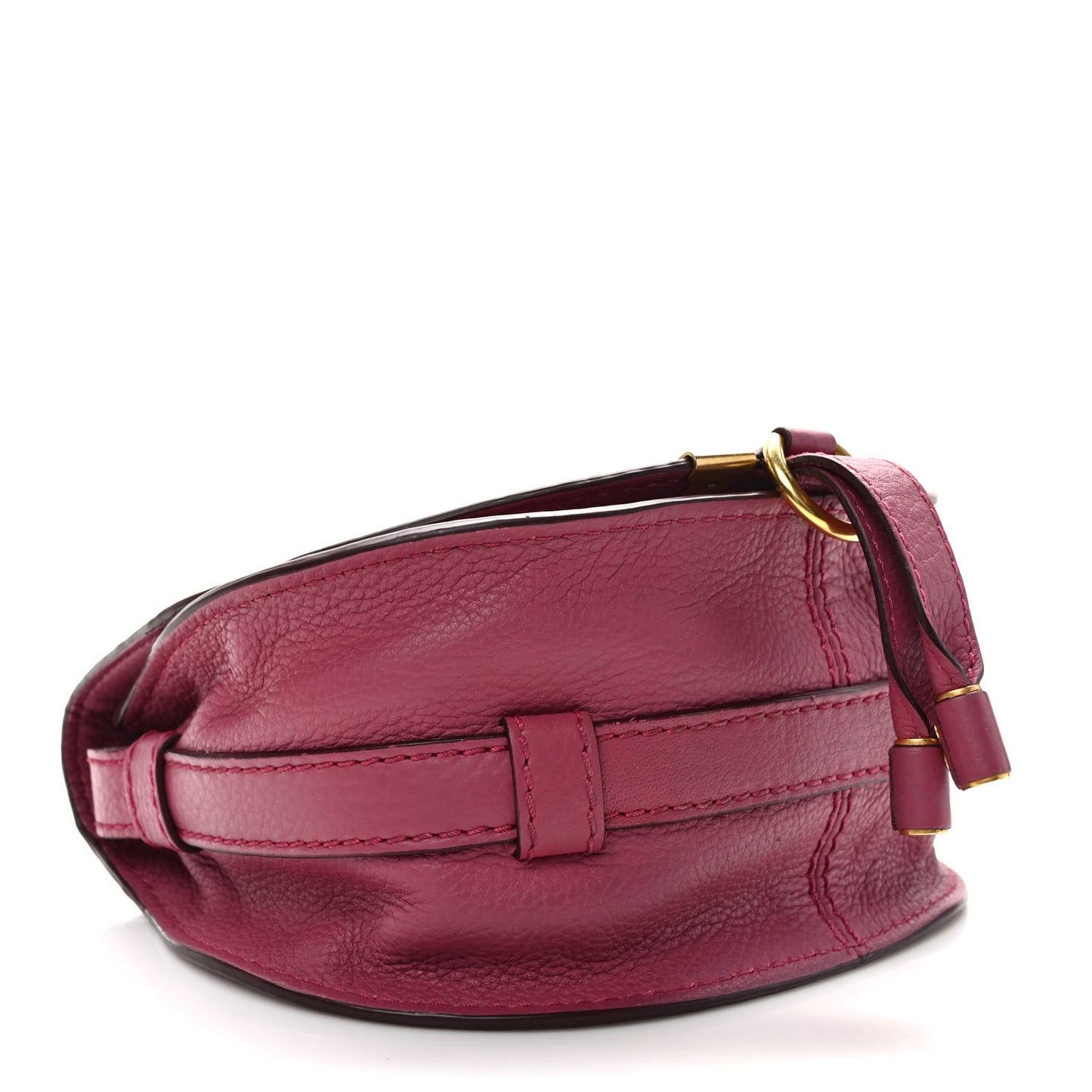 Calfskin Mini Marcie Round Crossbody Bag Dreamy Pink