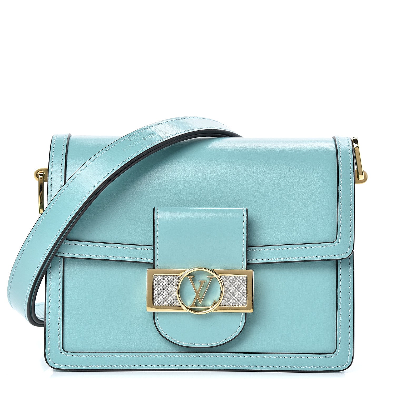Louis Vuitton Smooth Calfskin Dauphine Mini Blue 1 of 11