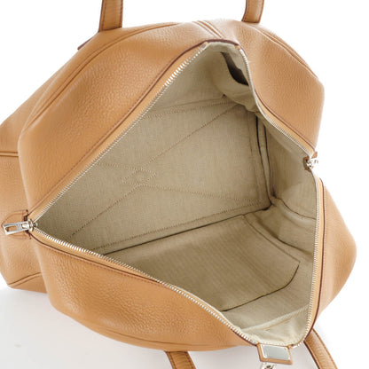 Hermes Taurillon Clemence Victoria II 35 Tabac Camel 5 of 12