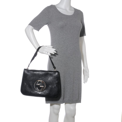 Gucci Leather Blondie Medium Flap Black 2 of 7