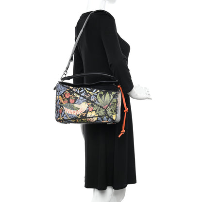 Loewe X WILLIAM MORRIS Calfskin Puzzle Bag Black Multicolor 2 of 9
