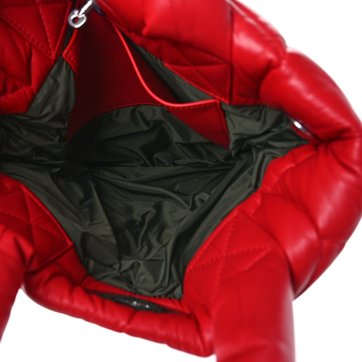 Nappa Pillow Quilted Big Softie Tote Lancaster Red