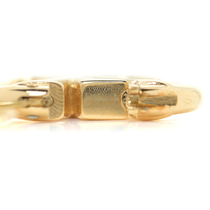 Louis Vuitton Metal Small Louise Hoop Earrings Gold 5 of 5