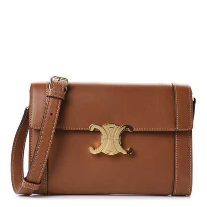 Celine Natural Calfskin Triomphe Strap Bag Tan 1 of 11