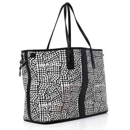 MCM Visetos Large Liz Reversible Shopper Tote Black 11 of 18