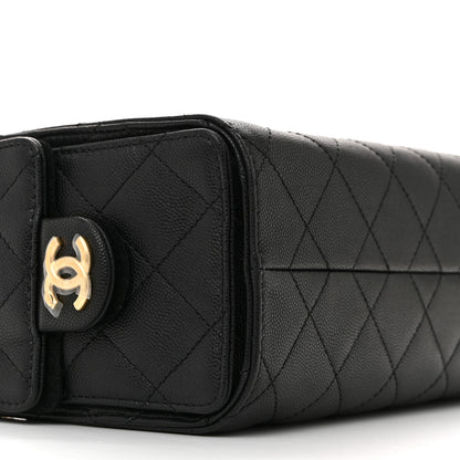 Chanel Caviar Quilted Mini Chanel 25 Handbag Black 9 of 12