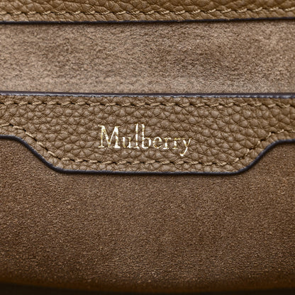 Mulberry Silky Calfskin Medium Leighton Solid Grey 6 of 17