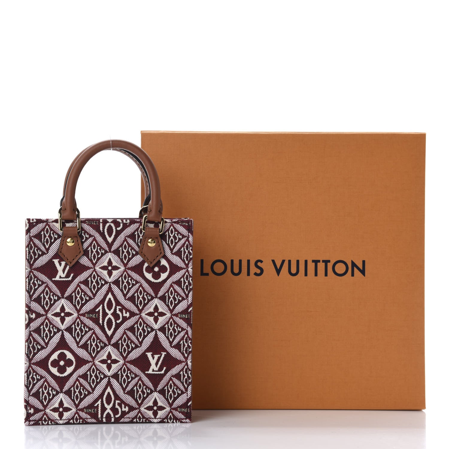 Louis Vuitton Jacquard Since 1854 Petit Sac Plat Bordeaux 11 of 11
