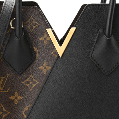 Louis Vuitton Calfskin Monogram Kimono Tote PM Black 6 of 8