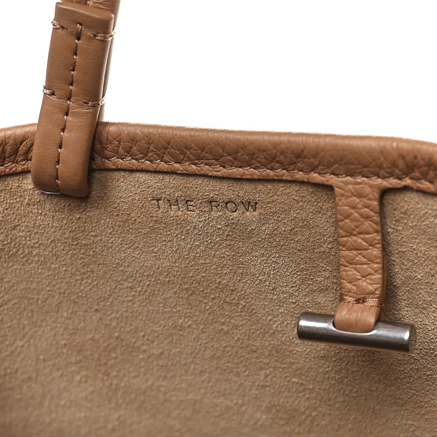 Matte Grained Calfskin Small Park Tote Cinnamon