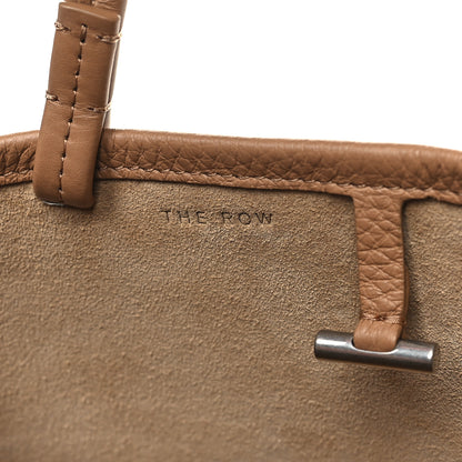 The Row Matte Grained Calfskin Small Park Tote Cinnamon 6 of 10