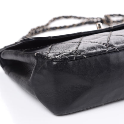 Chanel Calfskin Quilted Wild Stitch Flap Black 8 of 16