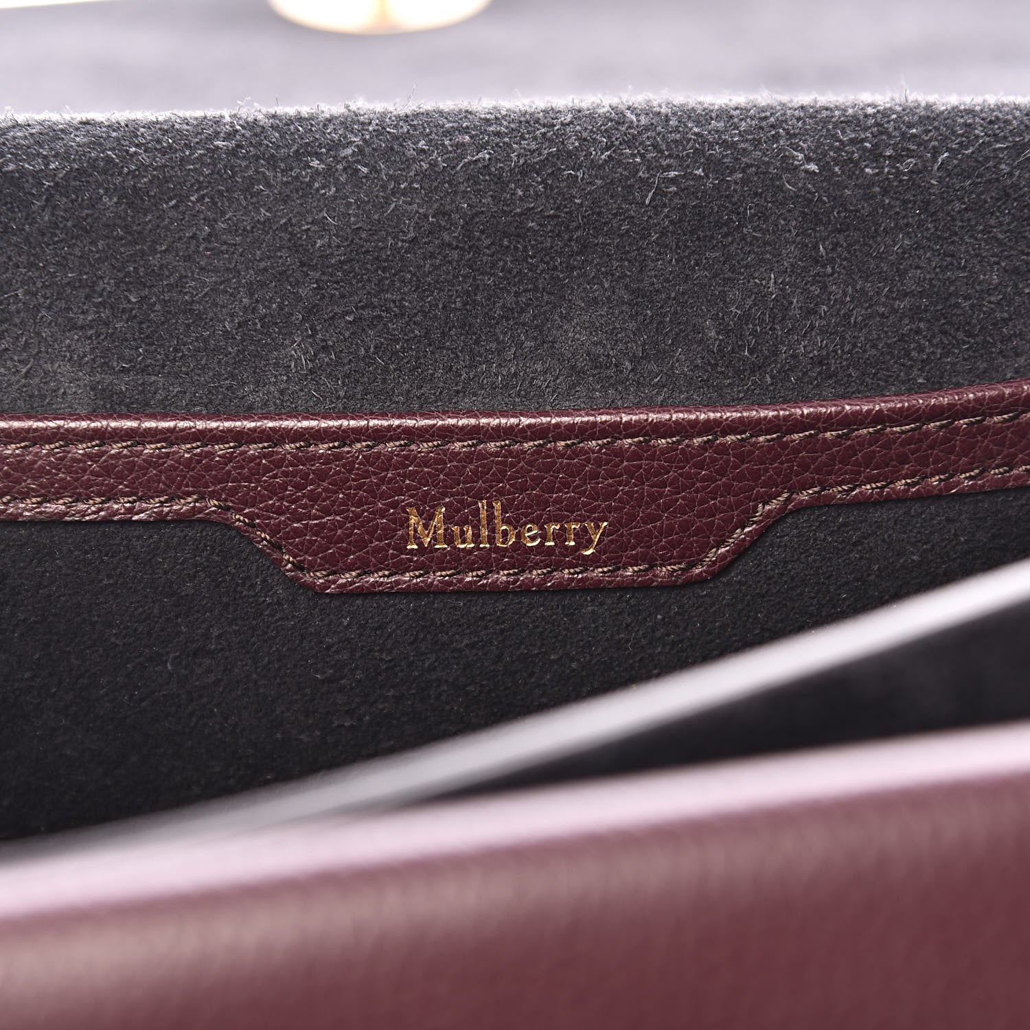 Mulberry Small Classic Grain Harlow Satchel Oxblood 6 of 10