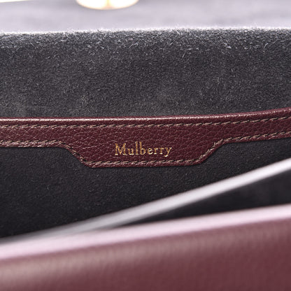 Mulberry Small Classic Grain Harlow Satchel Oxblood 6 of 10