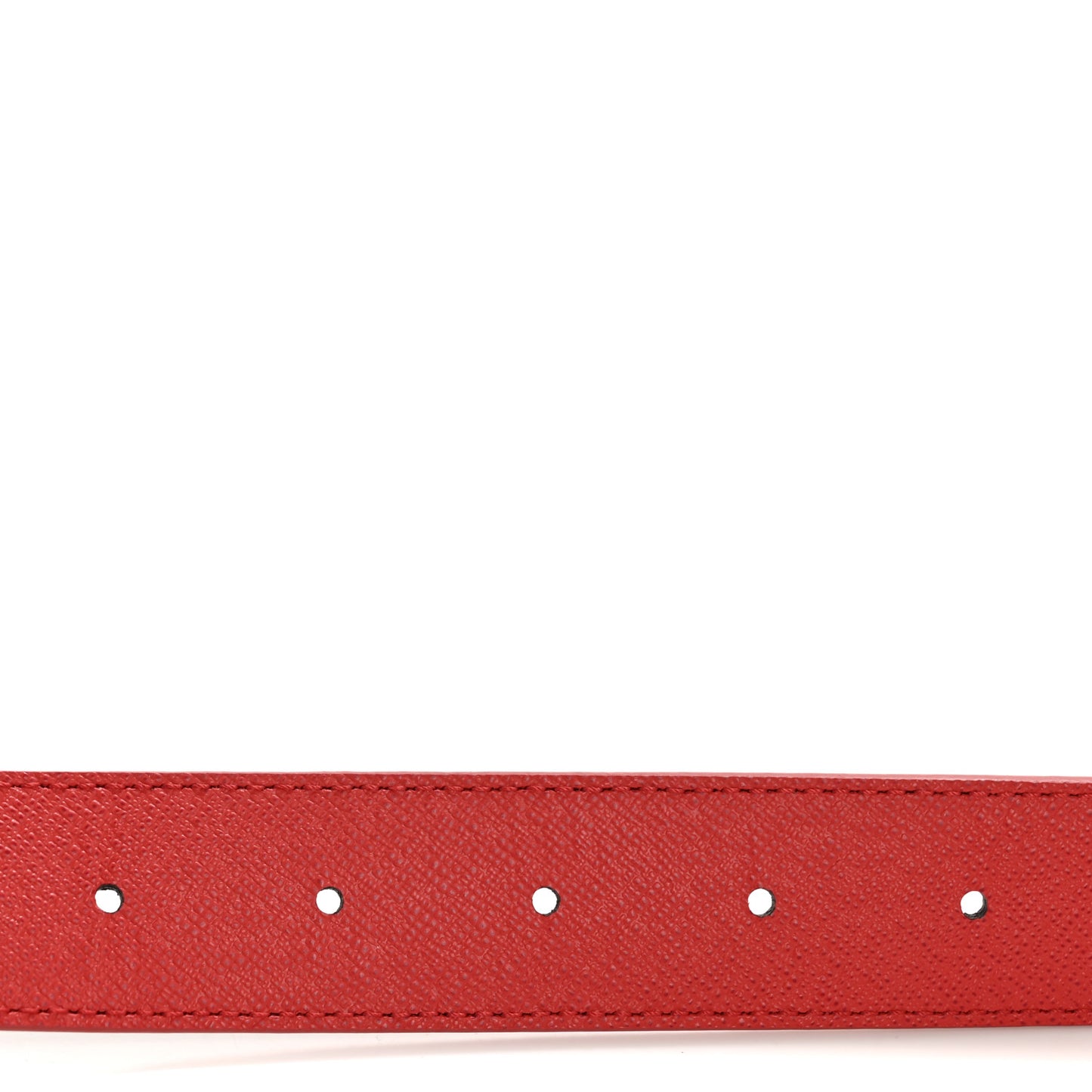 Monogram 30mm LV Initiales Reversible Belt 75 30 Coquelicot