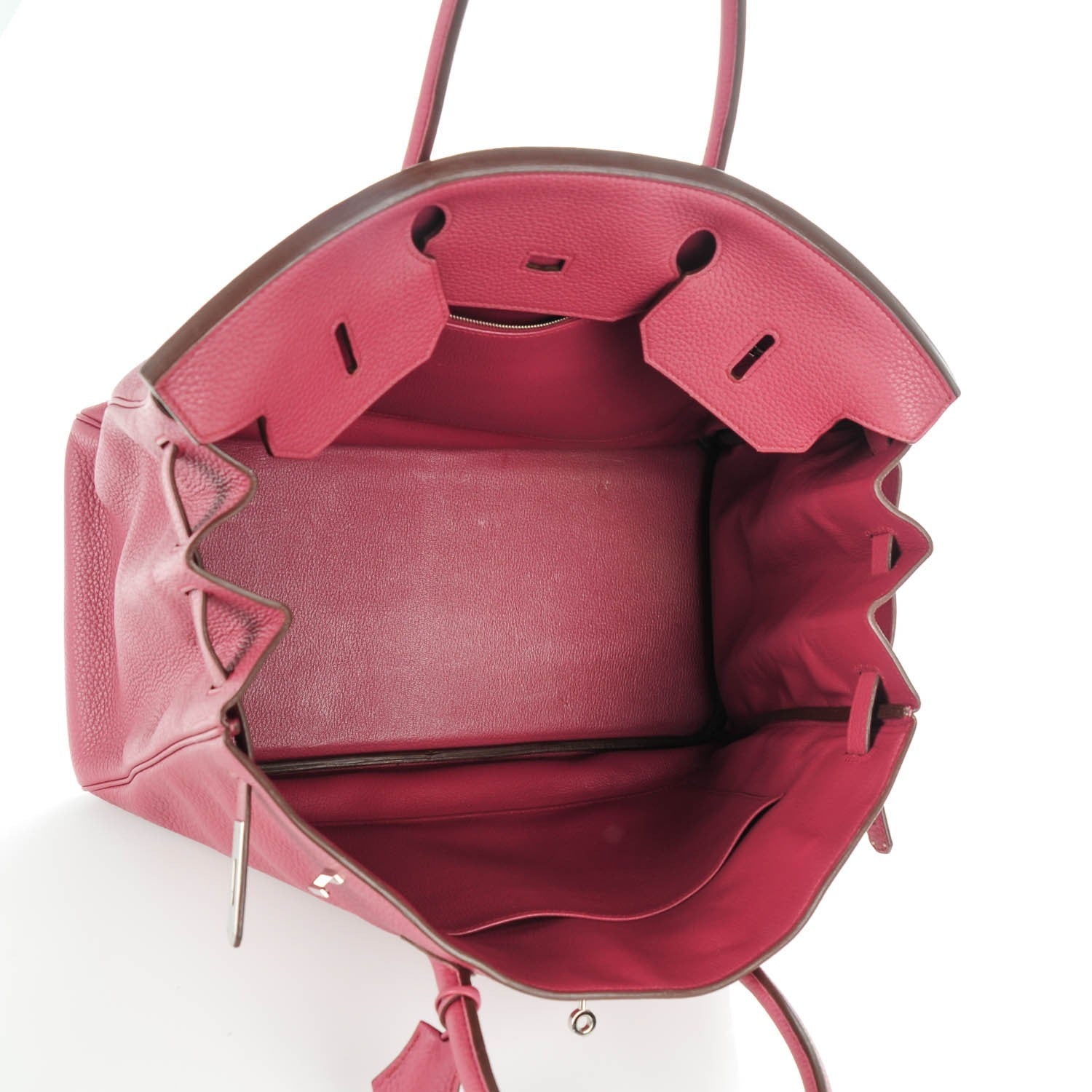 Hermes Taurillon Clemence Birkin 40 Bois de Rose 6 of 22