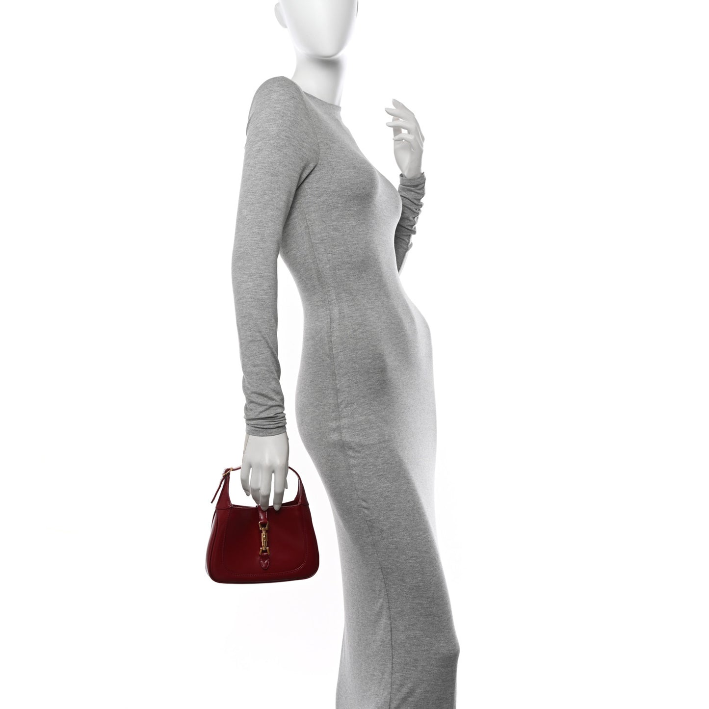 Boarded Dyana Lux Calfskin Mini Jackie 1961 Hobo New Cherry Red