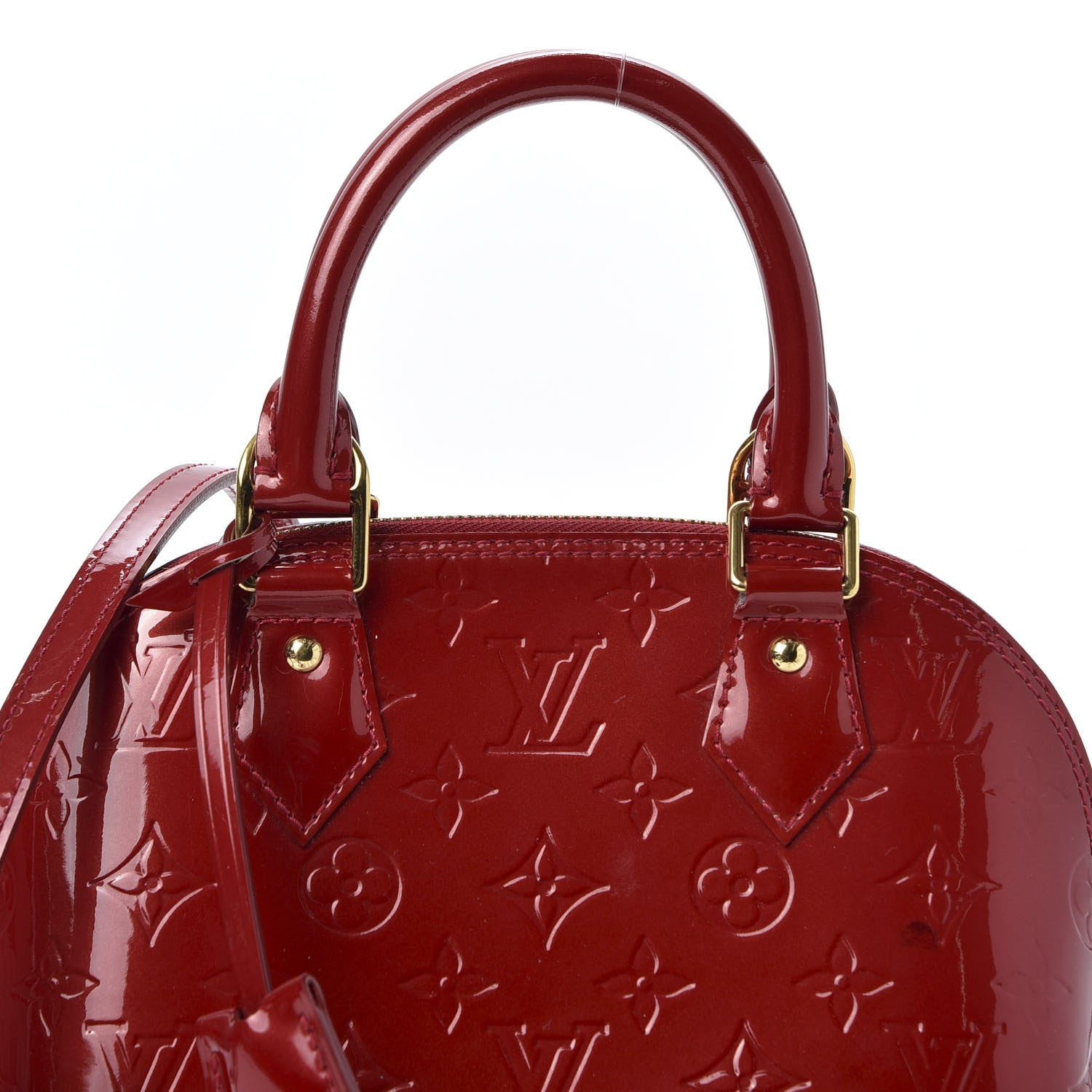 Louis Vuitton Vernis Alma BB Pomme D'Amour 10 of 11