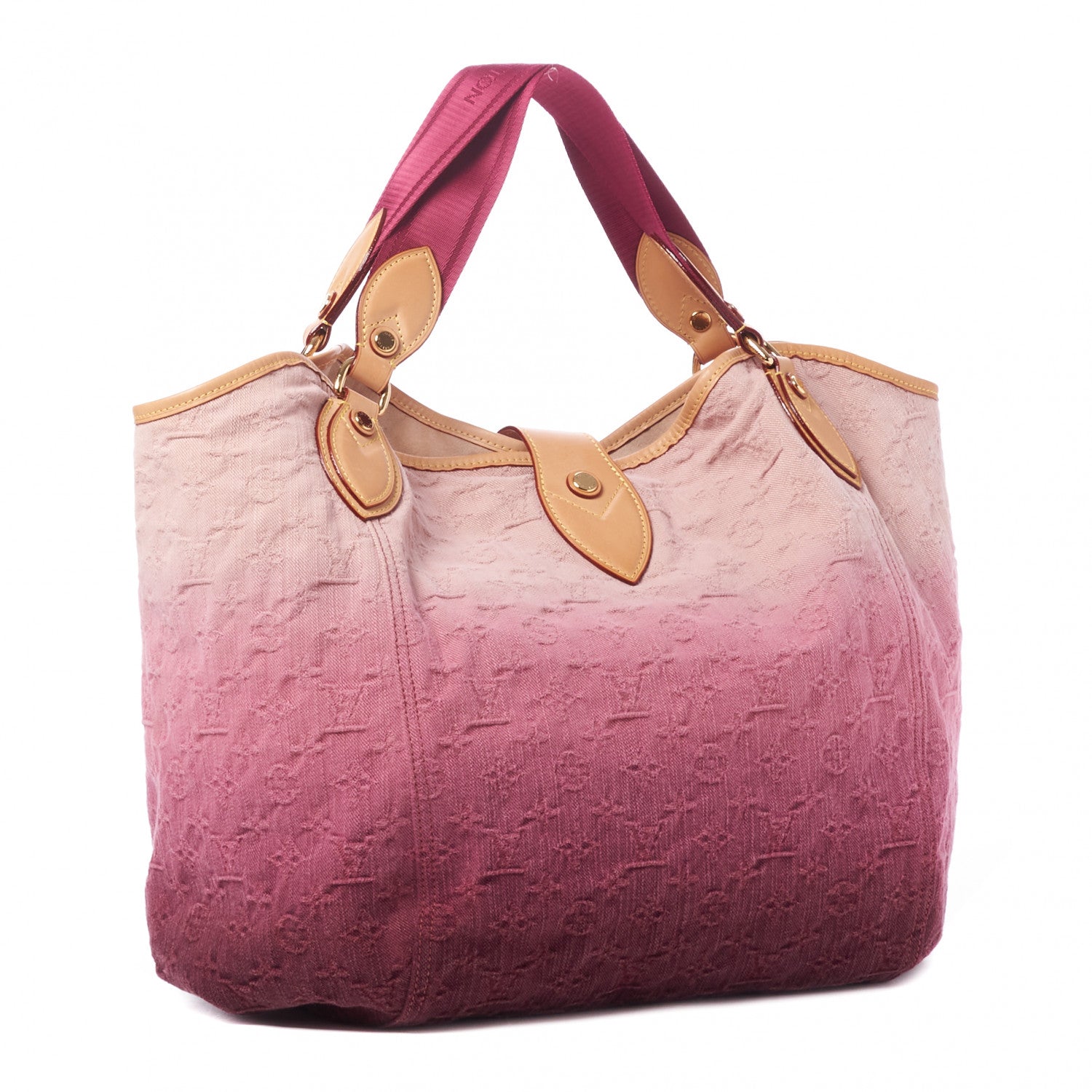 Louis Vuitton Denim Quilted Monogram Sunbeam Rouge Fauviste 2 of 7