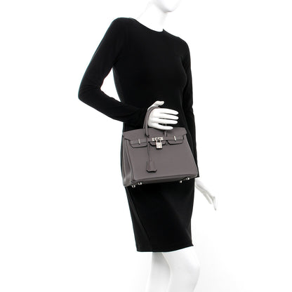 Hermes Togo Birkin 25 Etain 2 of 37