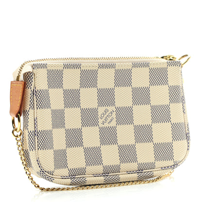 Louis Vuitton Damier Azur Mini Pochette Accessories 3 of 7