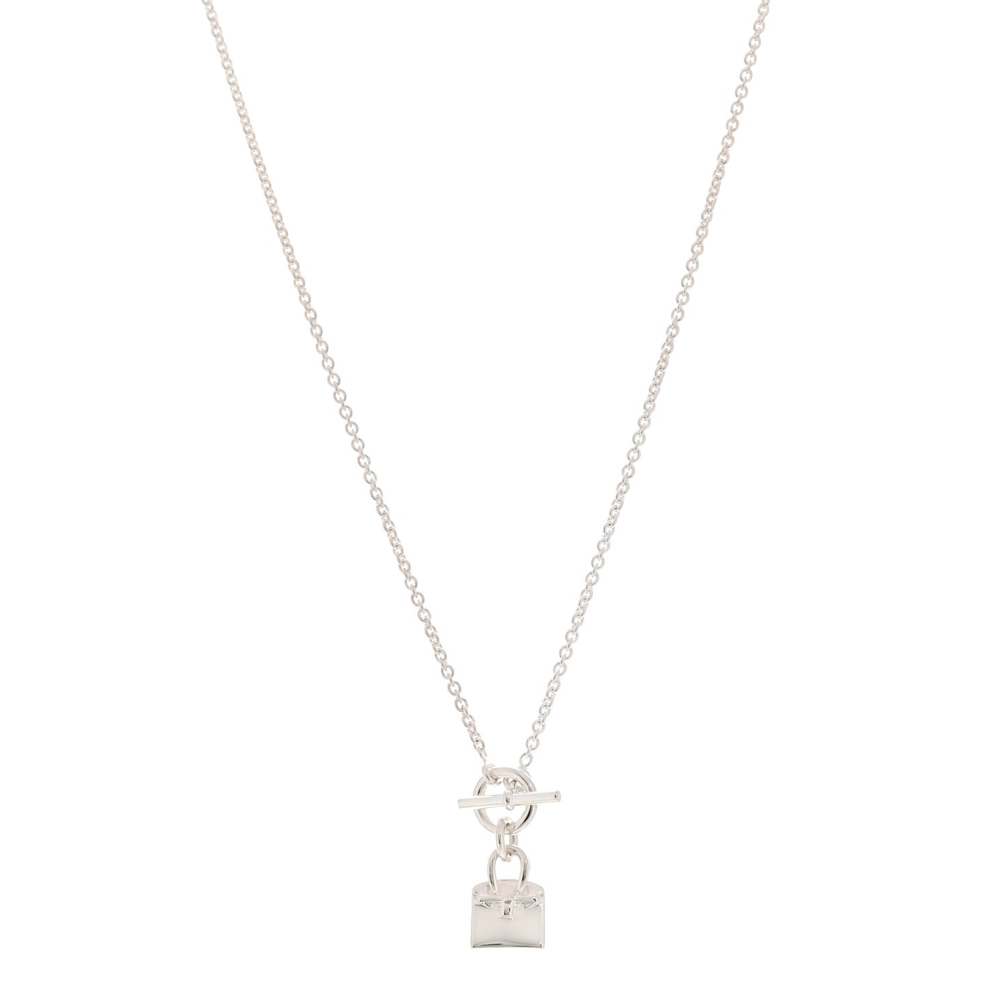Sterling Silver Birkin Amulette Pendant Necklace