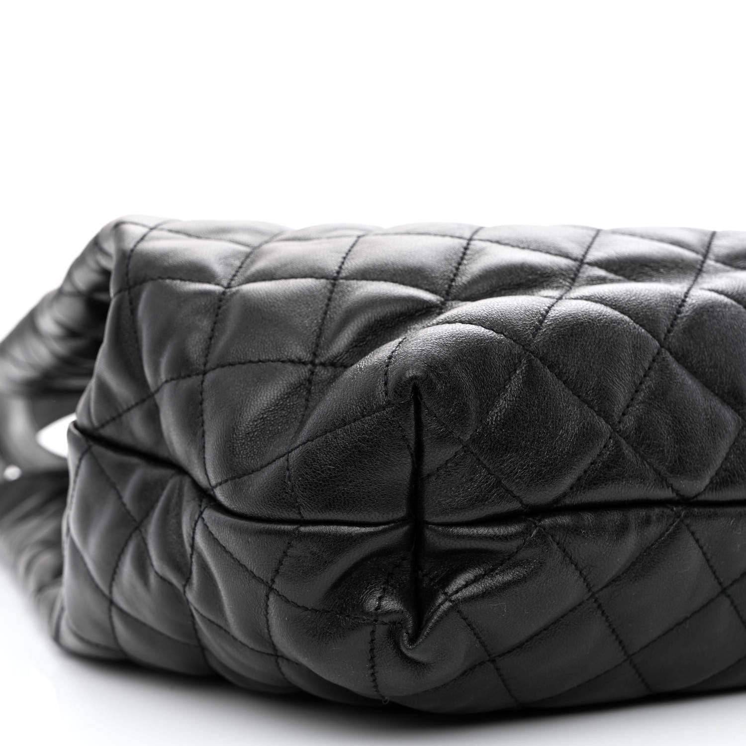 Saint Laurent Lambskin Quilted Maxi Icare Shopping Tote Black 12 of 13
