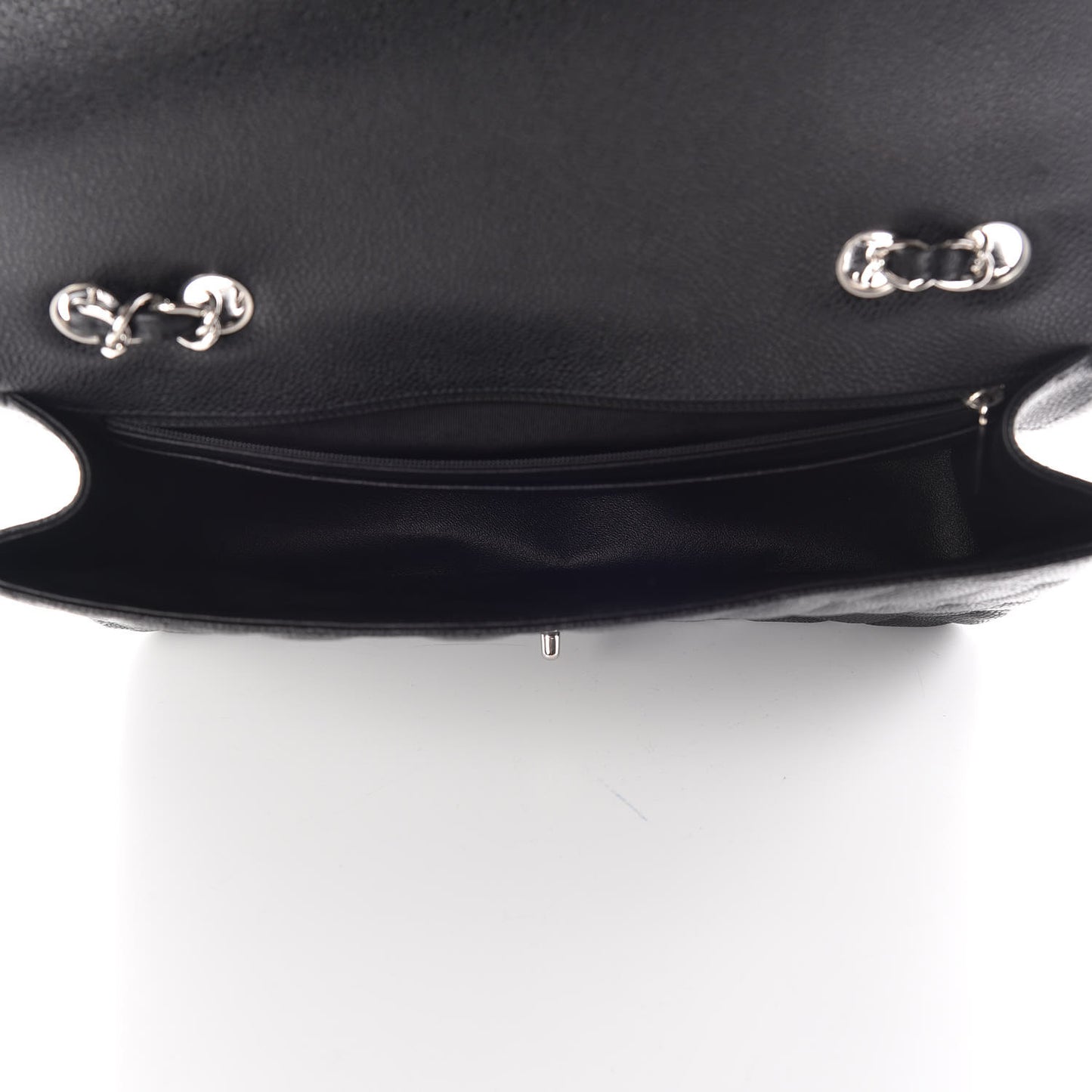 Caviar Quilted Jumbo Single Flap Black