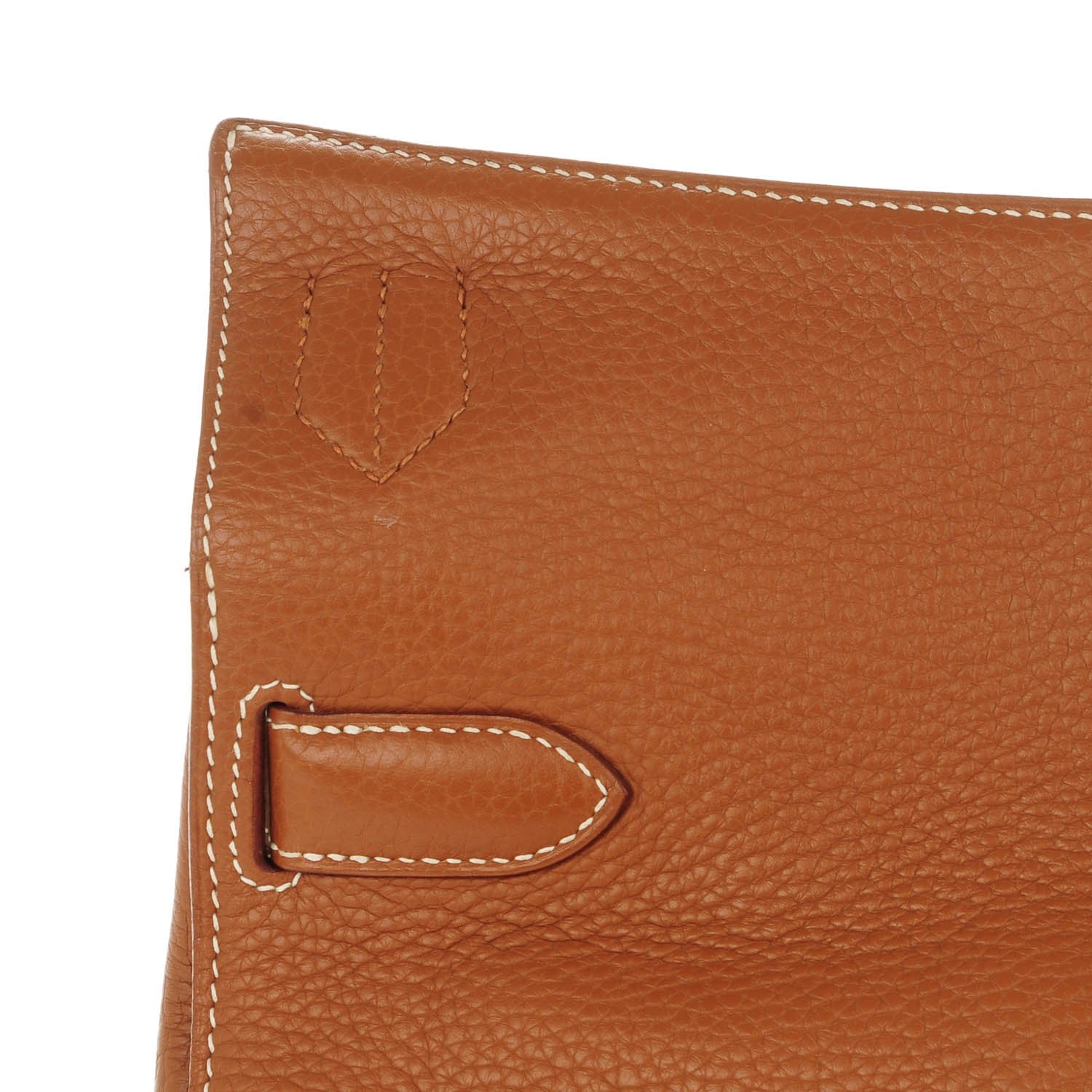 Hermes Taurillon Clemence Jypsiere 34 Gold 8 of 12