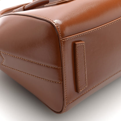 Givenchy Box Calfskin Mini Lock Antigona Shoulder Bag Tan 8 of 9