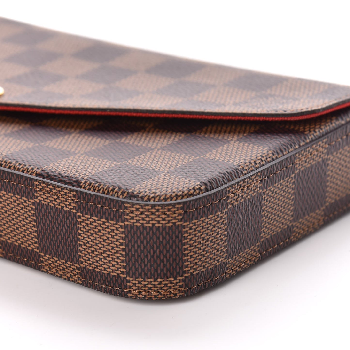 Damier Ebene Pochette Felicie Chain Wallet