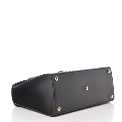Gucci Guccissima Signature Small Padlock Top Handle Bag Black 4 of 10