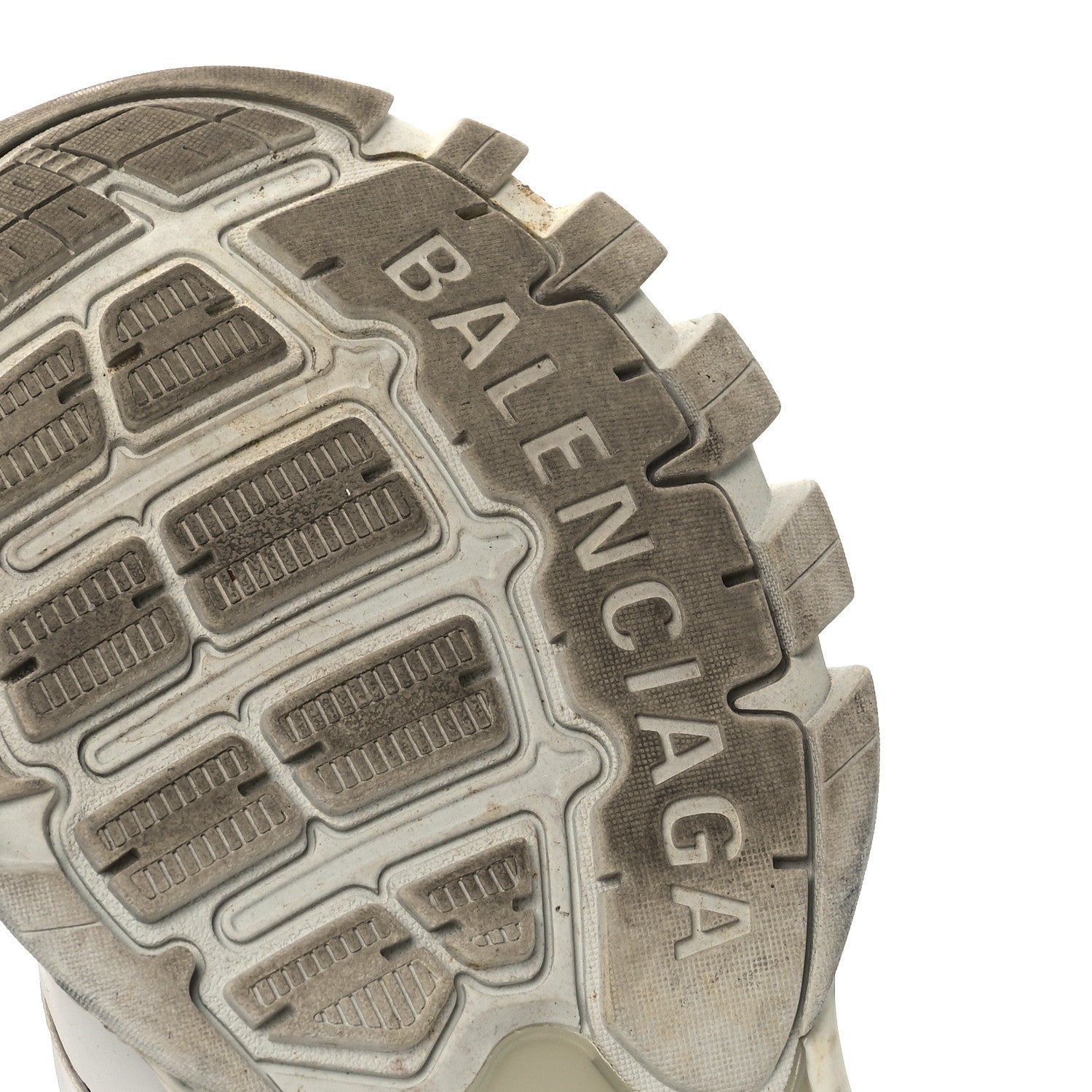 Balenciaga Rubber Mesh Fabric Monocolor Recycled Sole Womens Track Sneakers 38 White 8 of 13