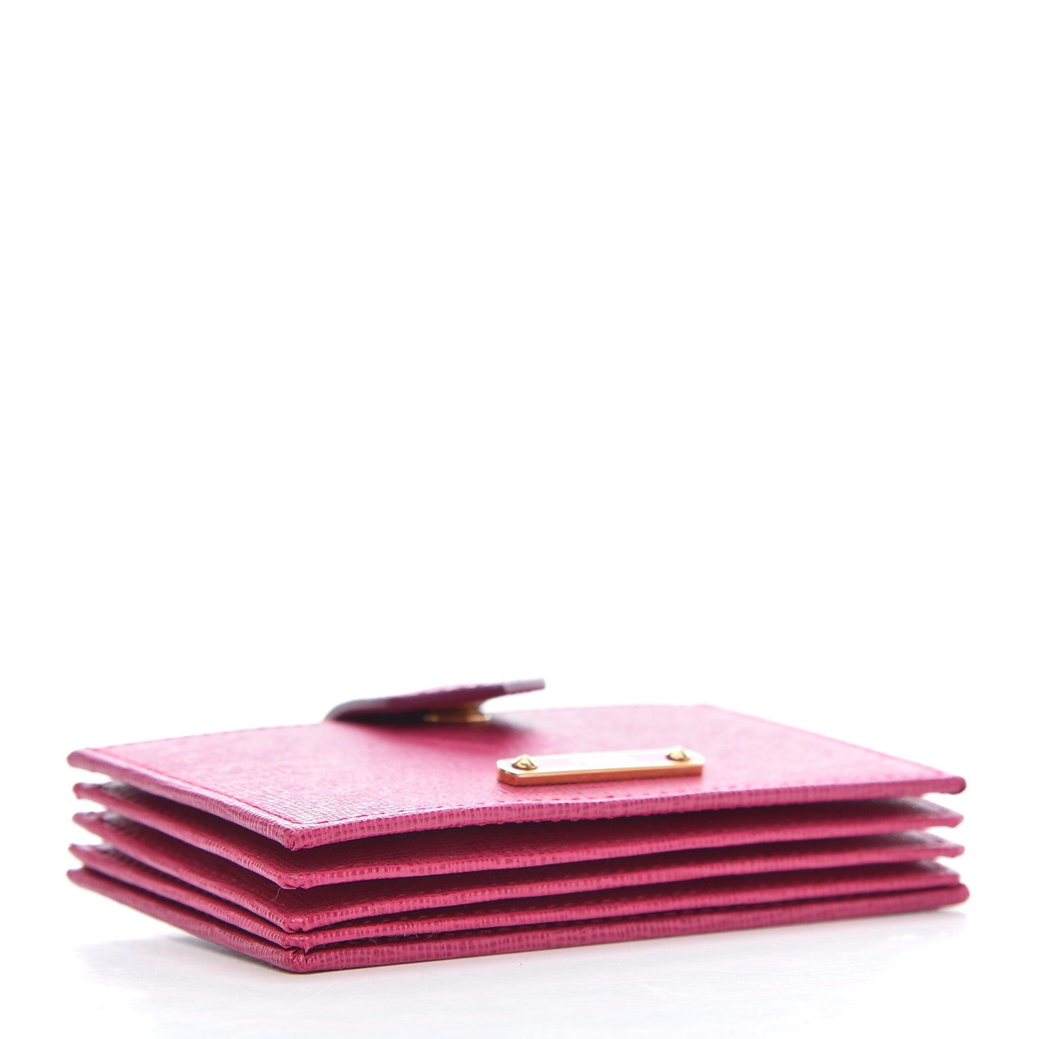 Fendi Vitello Elite Gusseted Card Holder Ciclamino 4 of 8