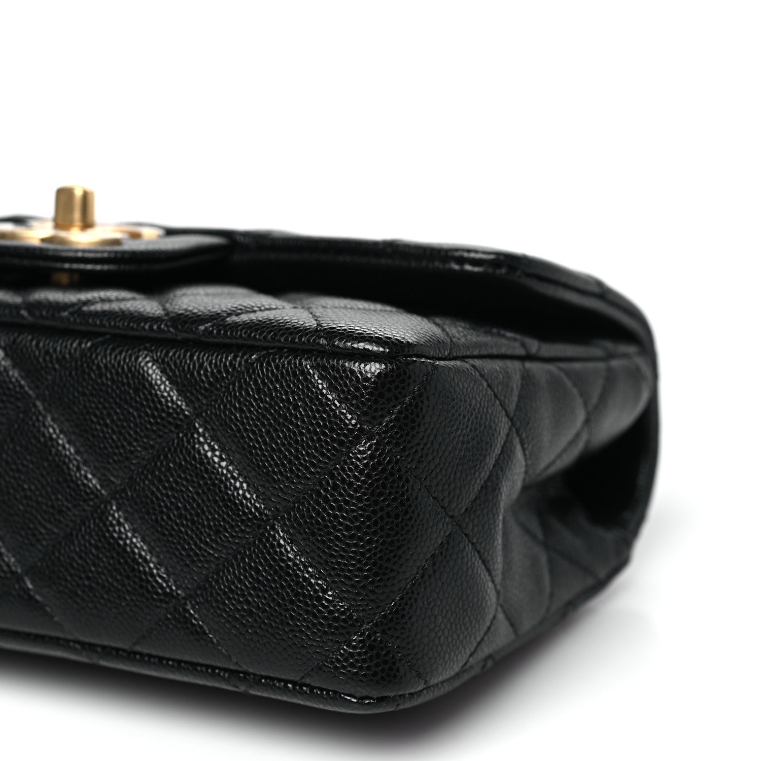 Chanel Caviar Quilted Mini Handy CC Flap Black 10 of 10