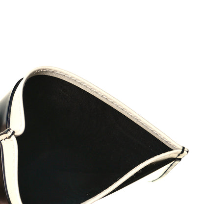Prada Spazzolato City Calfskin Card Case Black White 5 of 7