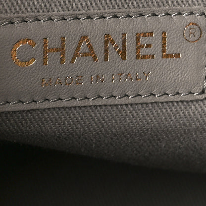 Chanel Caviar Quilted Small Business Affinity Shopping Bag Grey 8 of 13