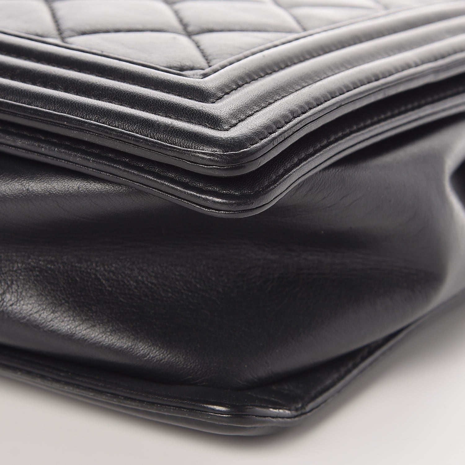 Chanel Calfskin Quilted Large Boy Flap Black 9 of 10