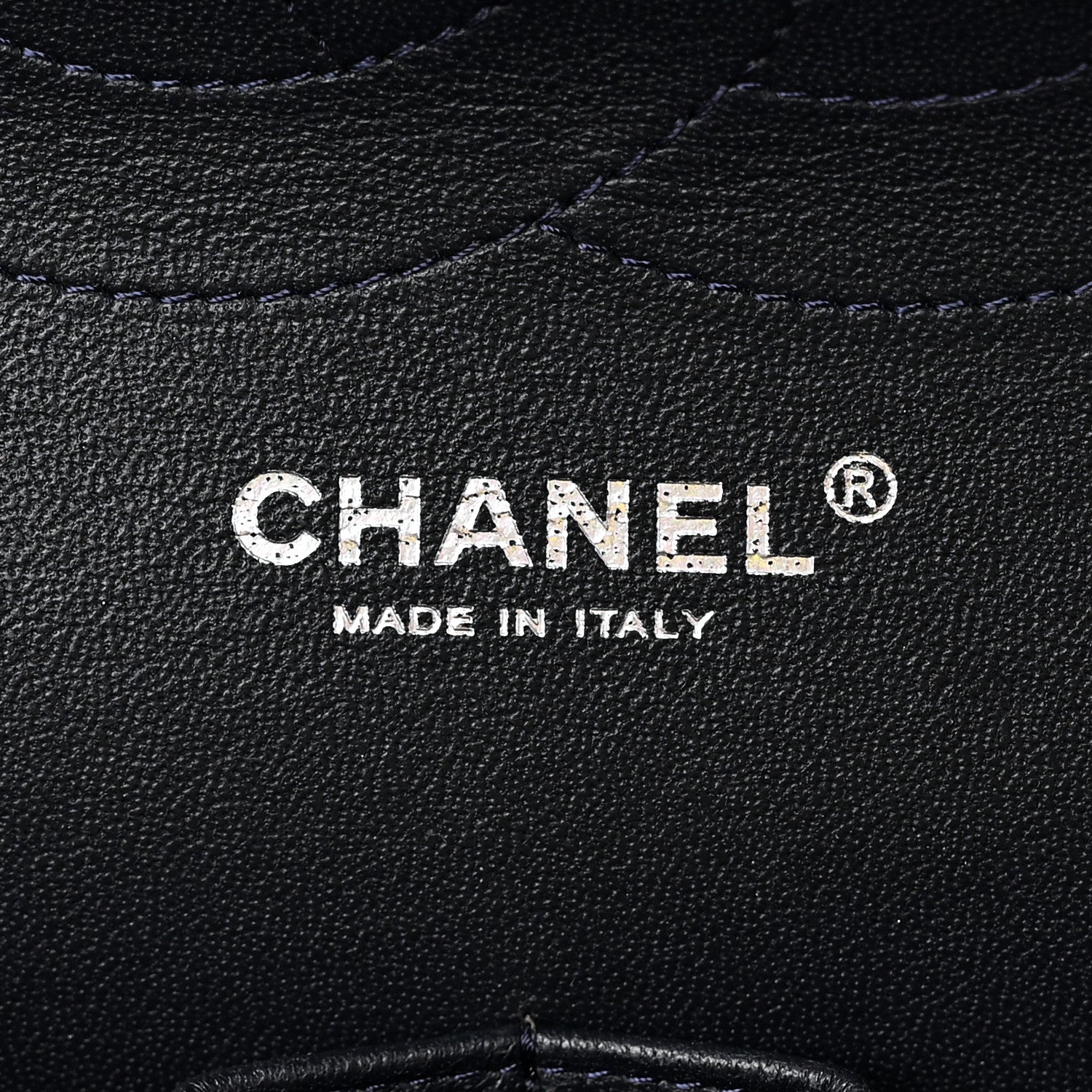 Chanel Caviar Quilted Jumbo Double Flap Navy Blue Navy Blue 6 of 10