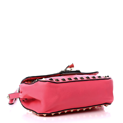 Valentino Garavani Vitello Mini Rockstud Crossbody Bag Pink 4 of 10