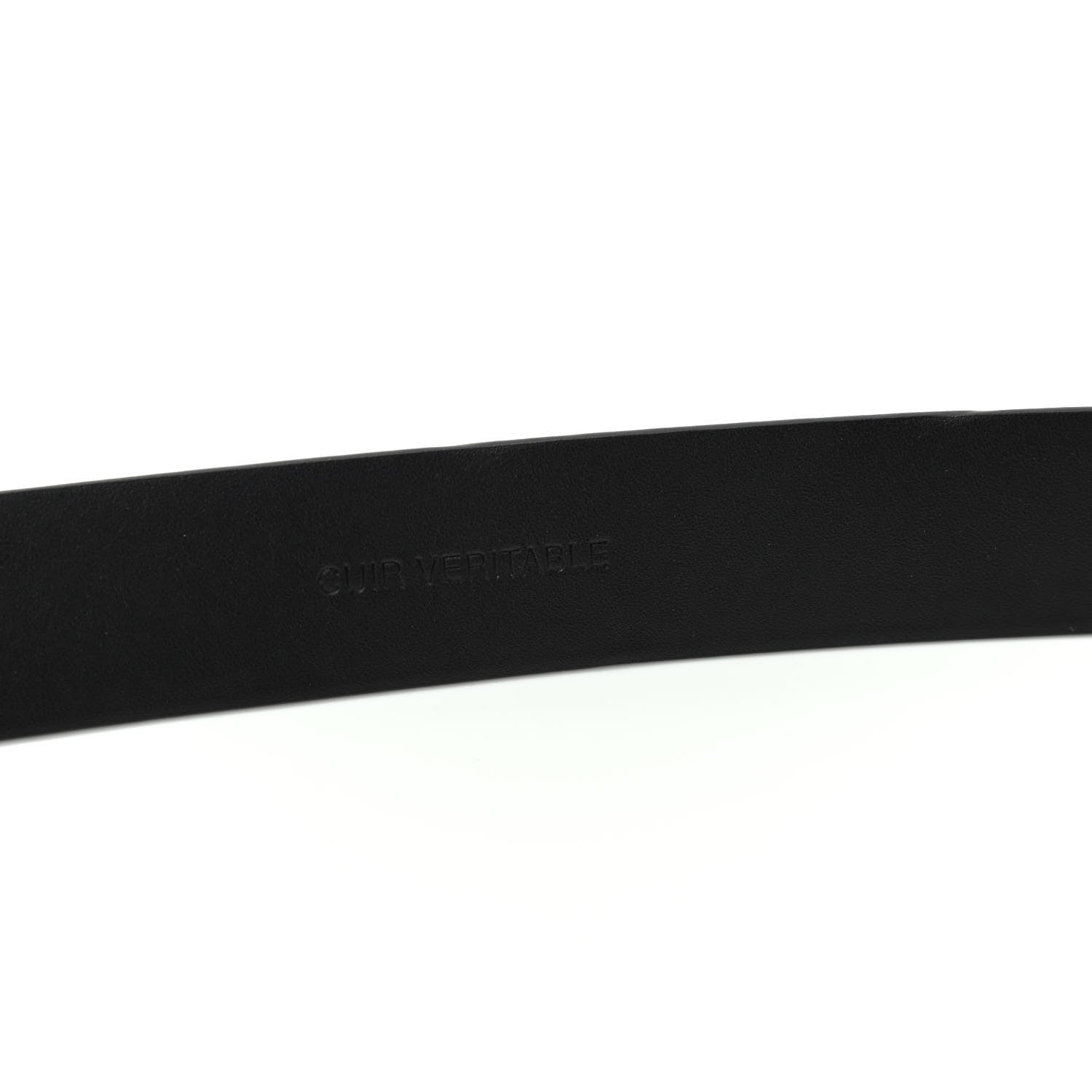 Chanel Calfskin CC Belt 85 34 Black 7 of 8