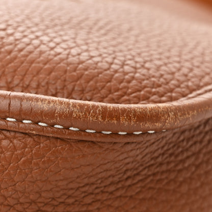 Hermes Taurillon Clemence Evelyne III PM Gold 11 of 12