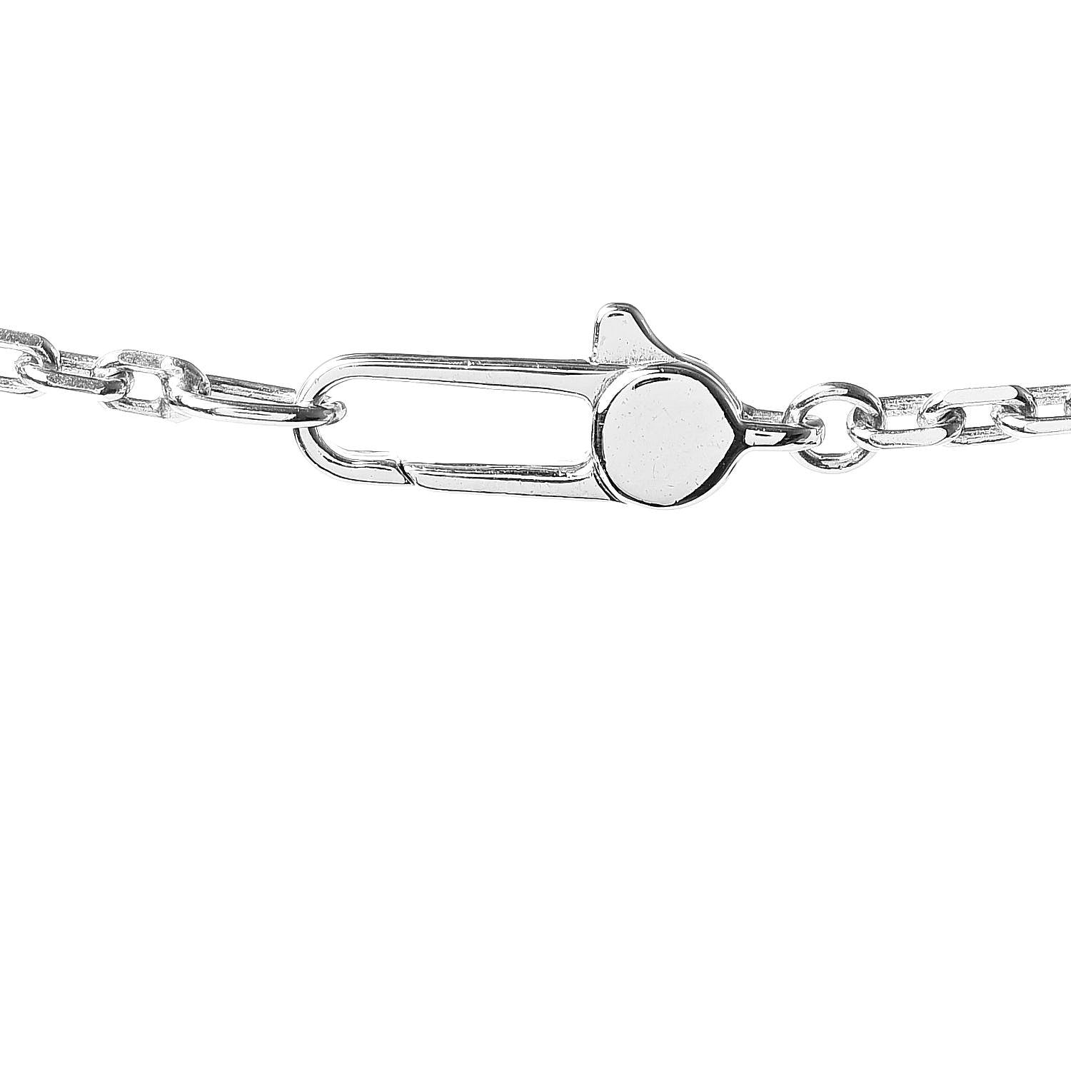 Gucci Sterling Silver Trademark Charm Necklace 4 of 5