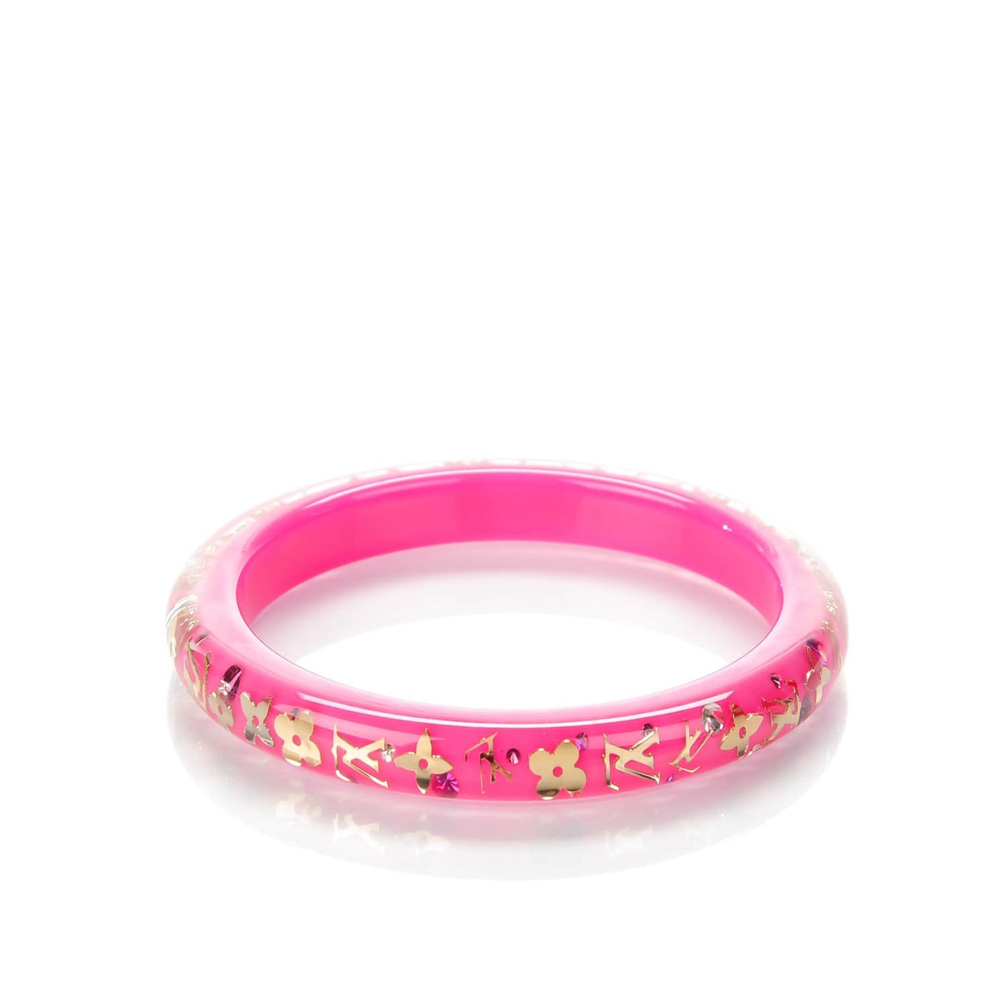 Resin Swarovski Medium Inclusion Bracelet PM Rose Pop
