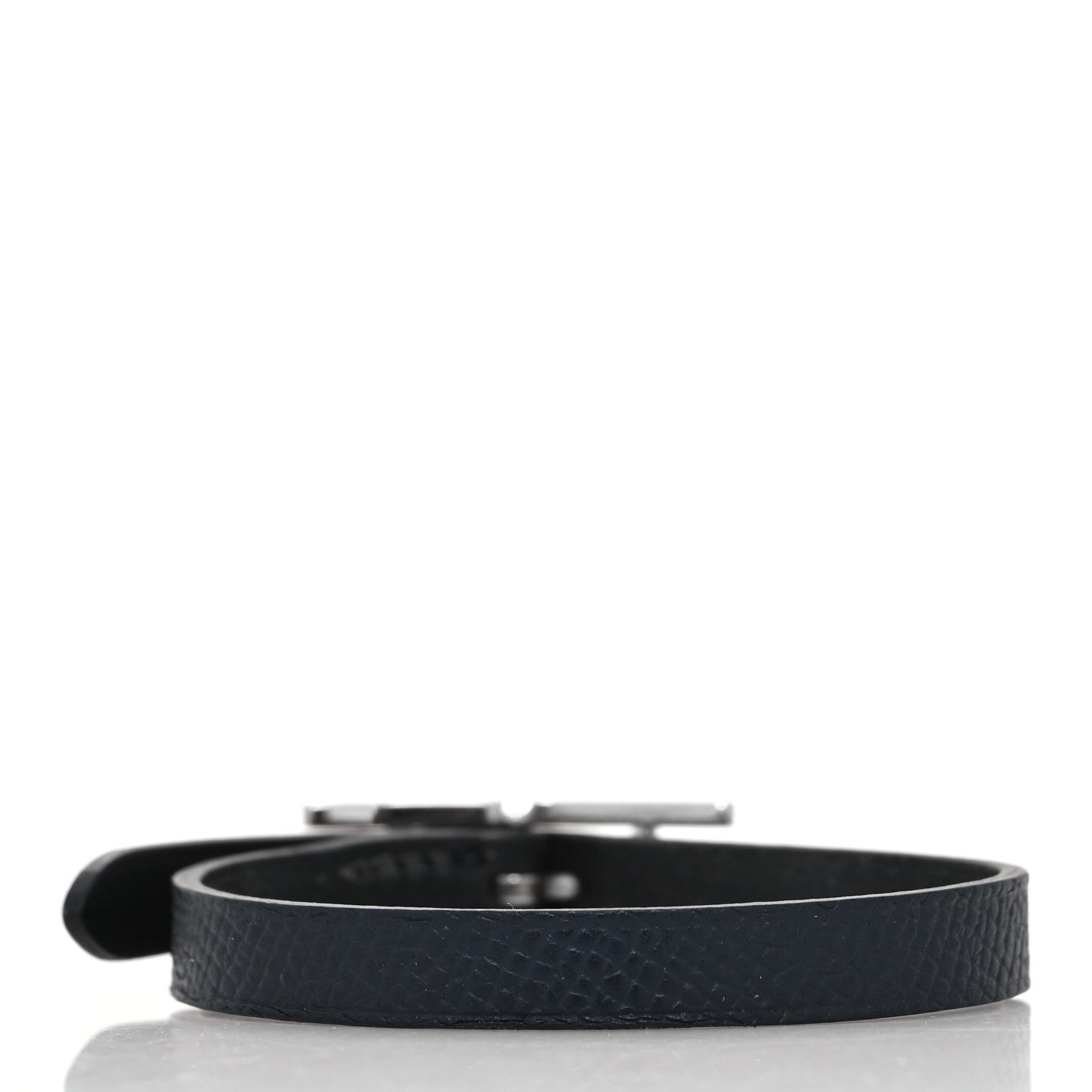 Hermes Epsom Behapi Single Tour Bracelet T4 Black 3 of 6