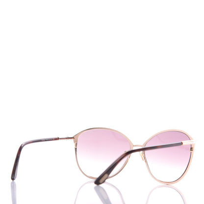 Tom Ford Penelope Vintage Round Sunglasses TF320 Brown 4 of 9