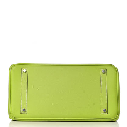 Hermes Epsom Candy Birkin 35 Kiwi Lichen 26 of 41