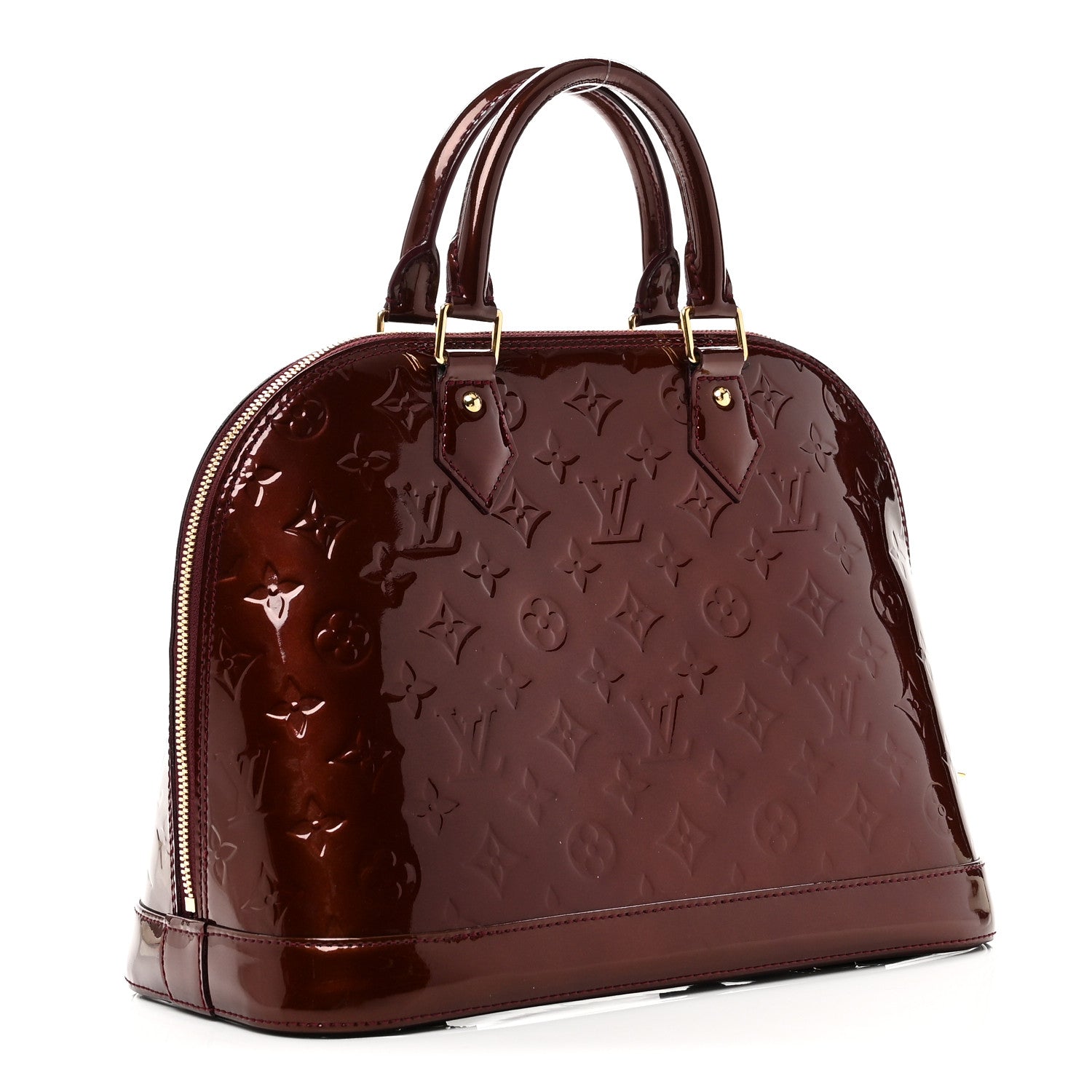 Louis Vuitton Vernis Alma PM Rouge Fauviste 3 of 9