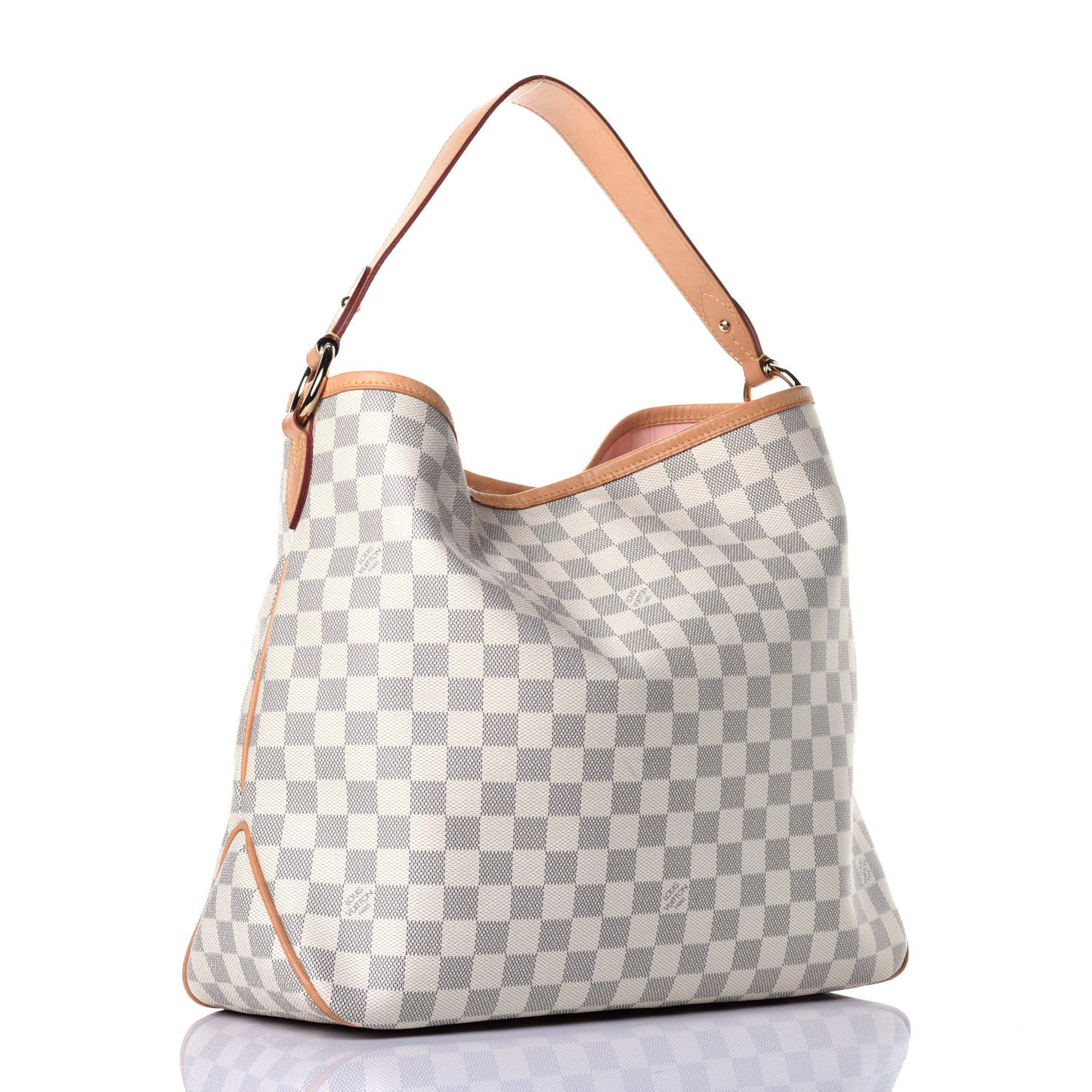 Damier Azur Delightful MM Rose Ballerine