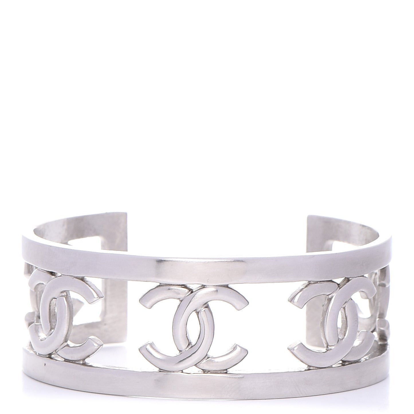 Metal CC Cuff Silver